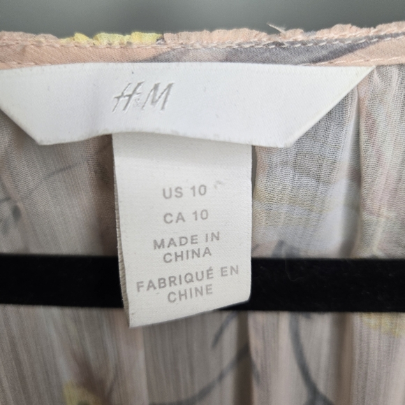 H&M Womens floral dress Size 10 - Picture 3 of 7